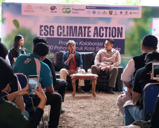 Konsorsium Gerbangtara bersama anak muda dan sektor swasta menggelar ESG Climate Action di Desa Budaya Pampang, Samarinda. Intip ikhtiar merawat alam Kaltim I eastborneo.my.id